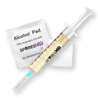 SporesMD Syringe and Alcohol Swab
